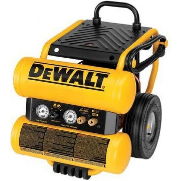 DEWALT Heavy-Duty 1.1 HP 4 Gallon Electric Air Compressor (D55154)