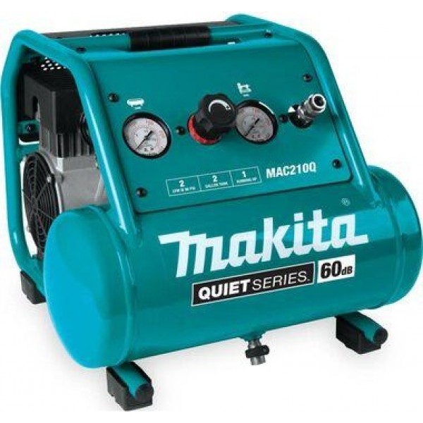 Makita Quiet Series Air Compressor 1 HP 2 Gallon Oil Free Electric