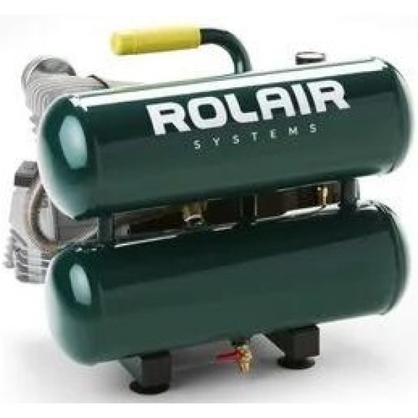 Rolair 2 HP (115V) 4.2 CFM@90PSI 4.2 Gallon Quiet Stack Tank Compressor