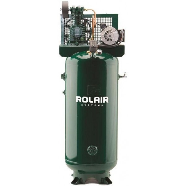 Rolair 3 HP (230V 1-Ph) 11.9 CFM@100PSI Vertical 60 Gall Compressor